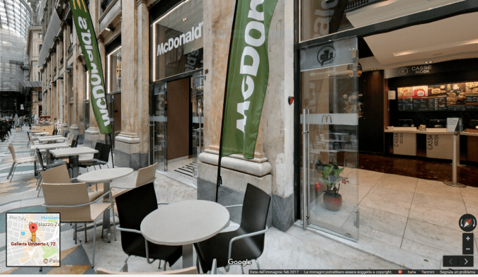 il MC della Galleria Umberto di Napoli